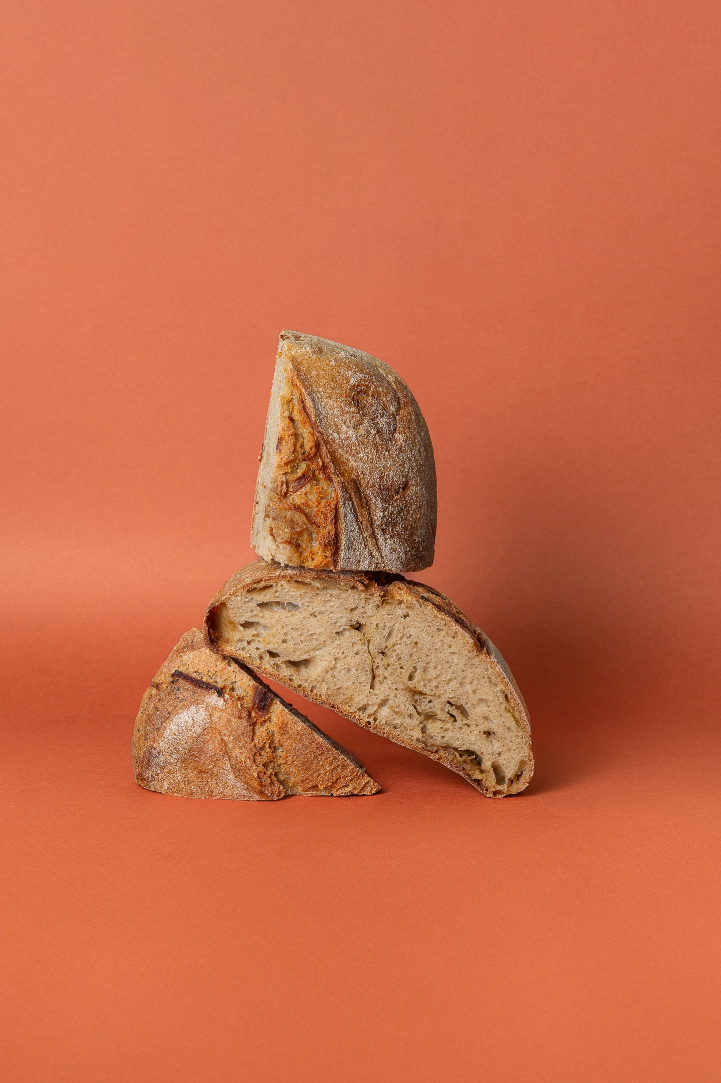 Miche aux oignons caramélisés