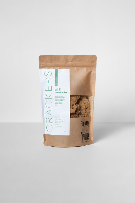 Crackers ail romarin (65g)